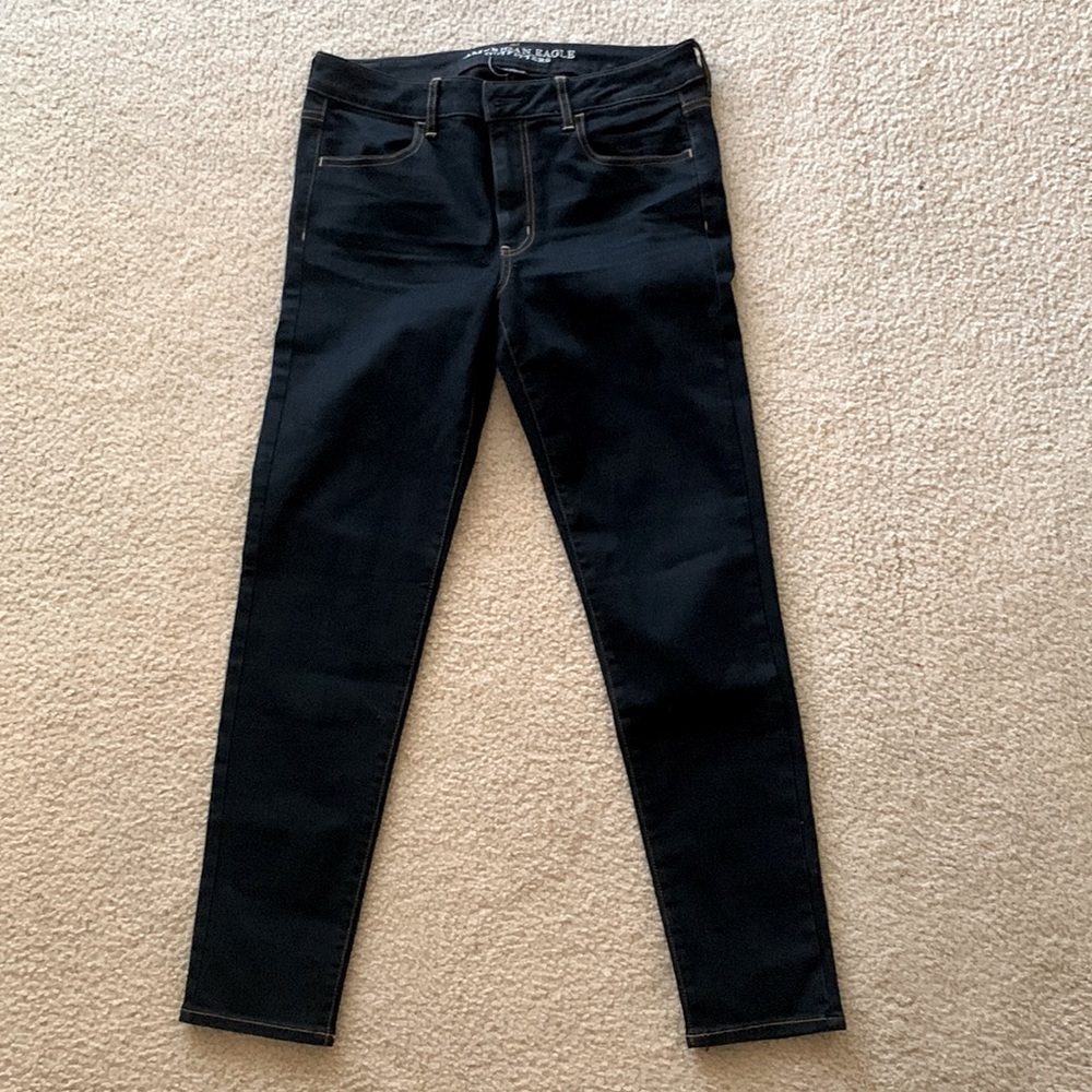 American Eagle Jeans, Very dark Denim, Size 12